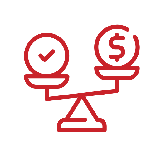 Icon representing Cost-Effective