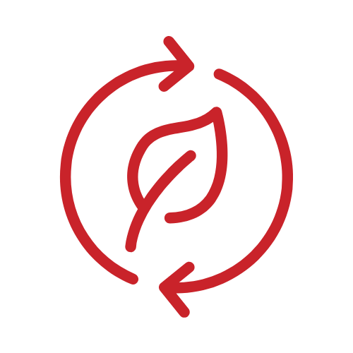 Icon representing Eco-Friendly & Sustainable