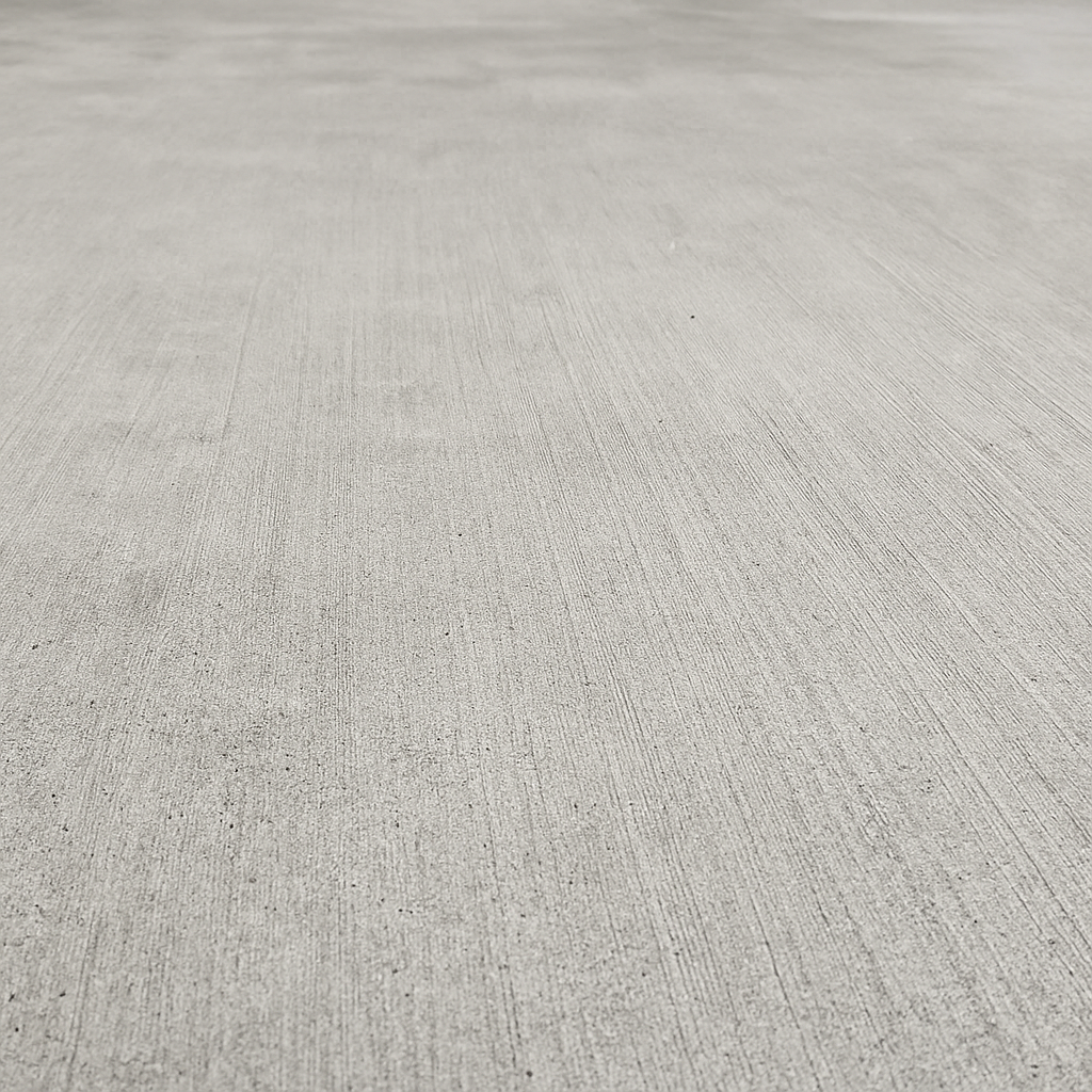 Concrete that has been grinded